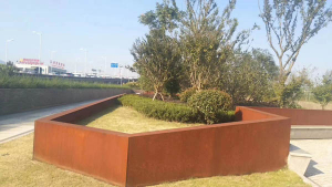 洛龙耐候钢挡土墙